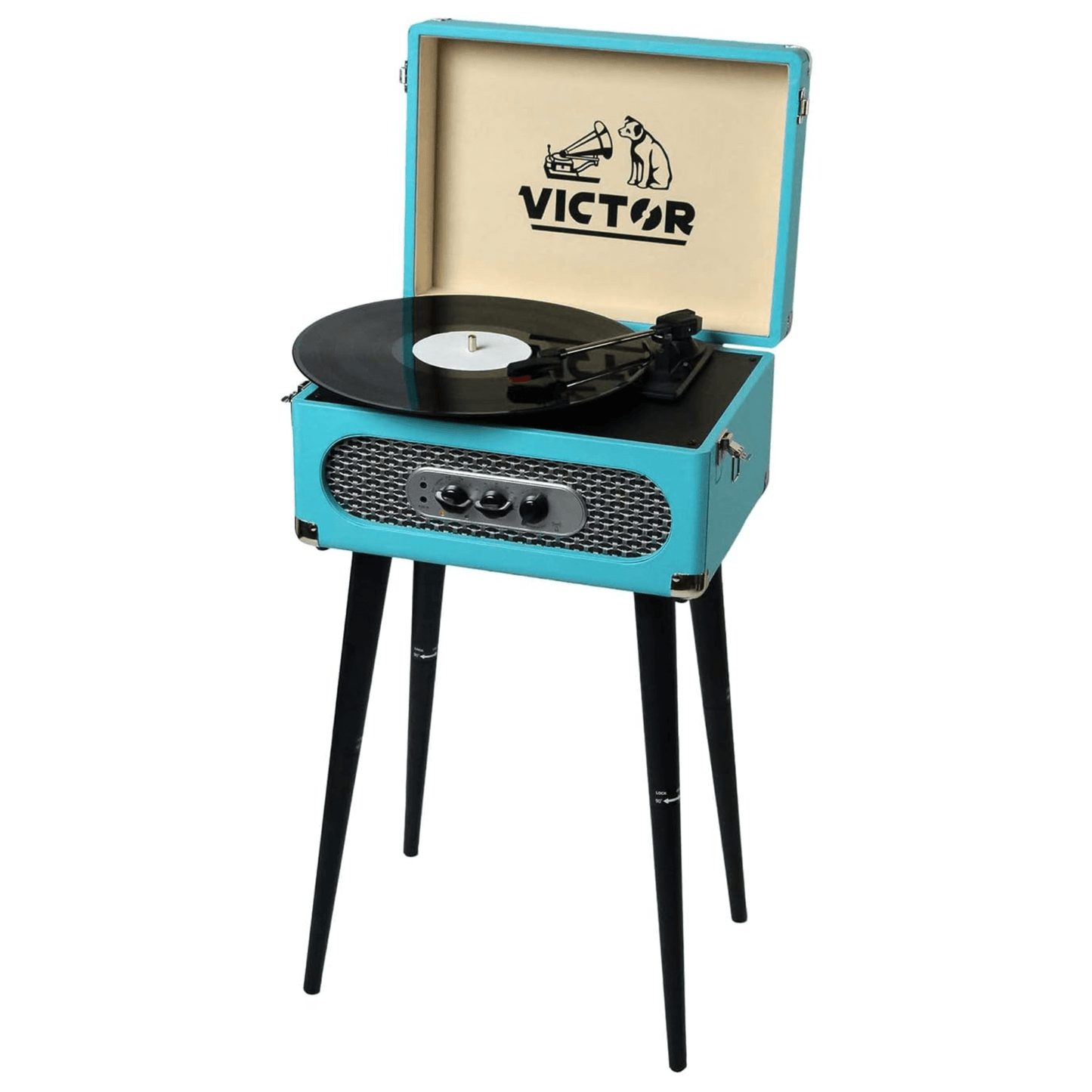 Victor Andover 5-in-1 BT Music Center with Chair-Height Legs