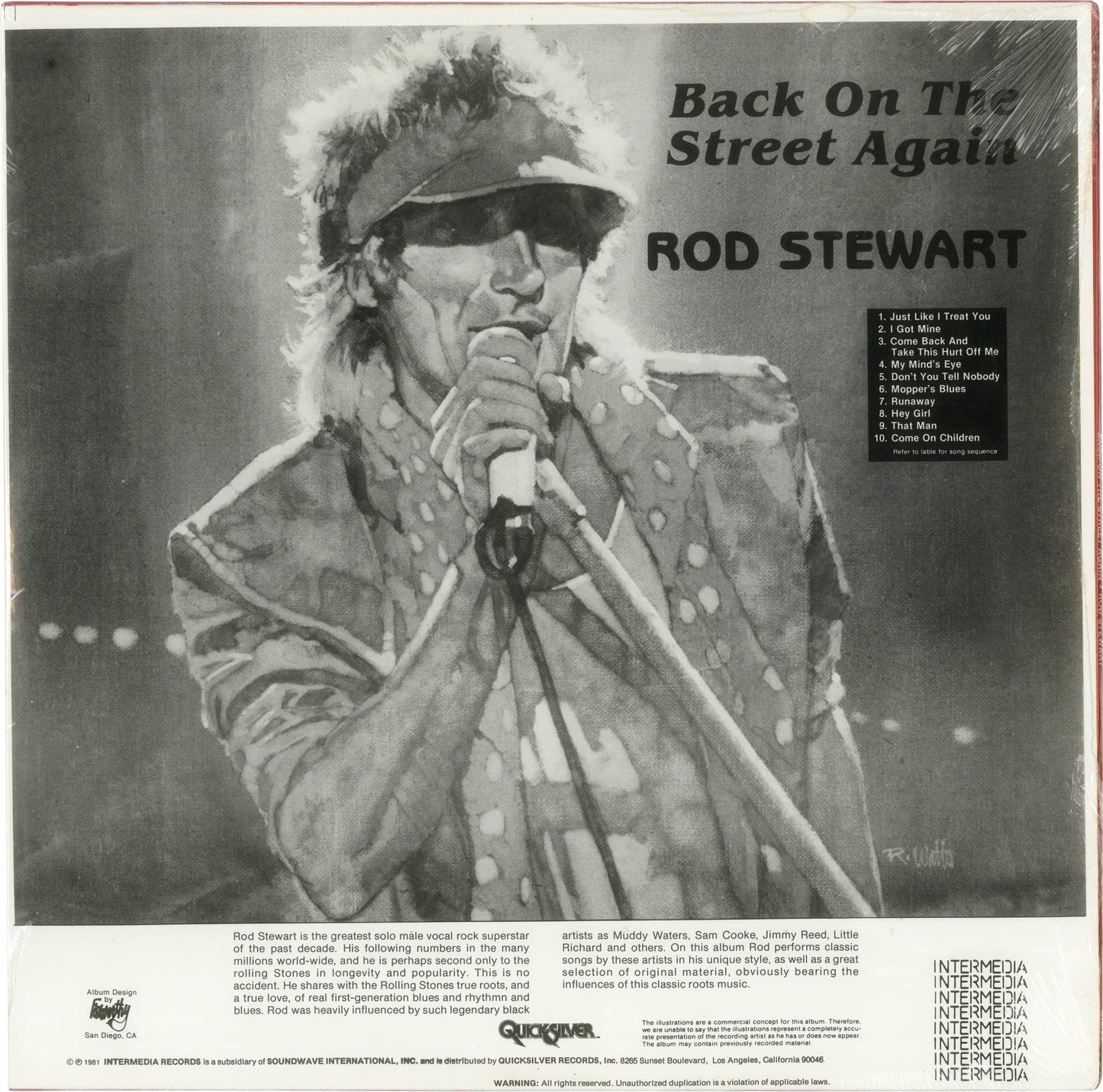 Vinyl - Sealed 12" LP - Stewart, Rod - Back On The Street...