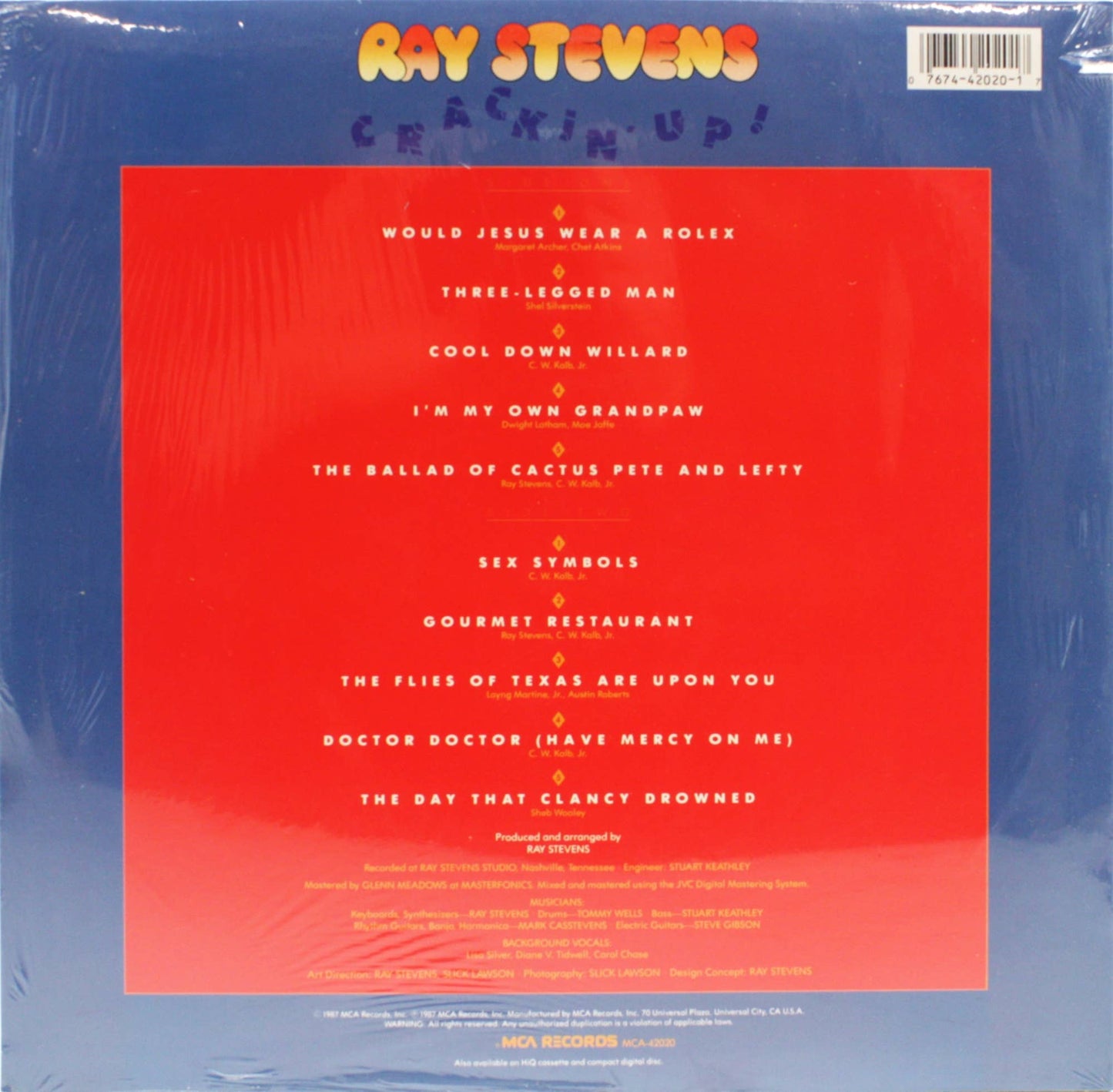Vinyl - Sealed 12" LP - Stevens, Ray - Crackin' Up