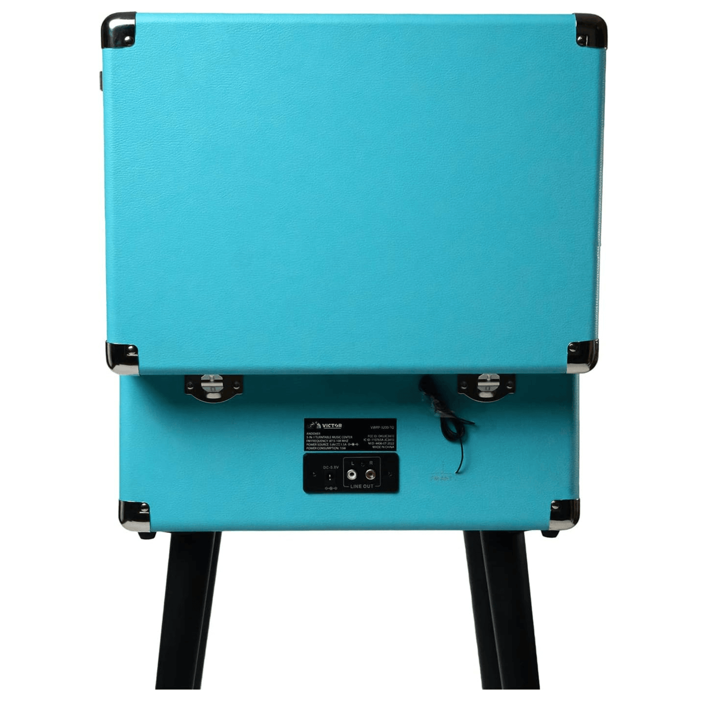 Victor Andover 5-in-1 BT Music Center with Chair-Height Legs