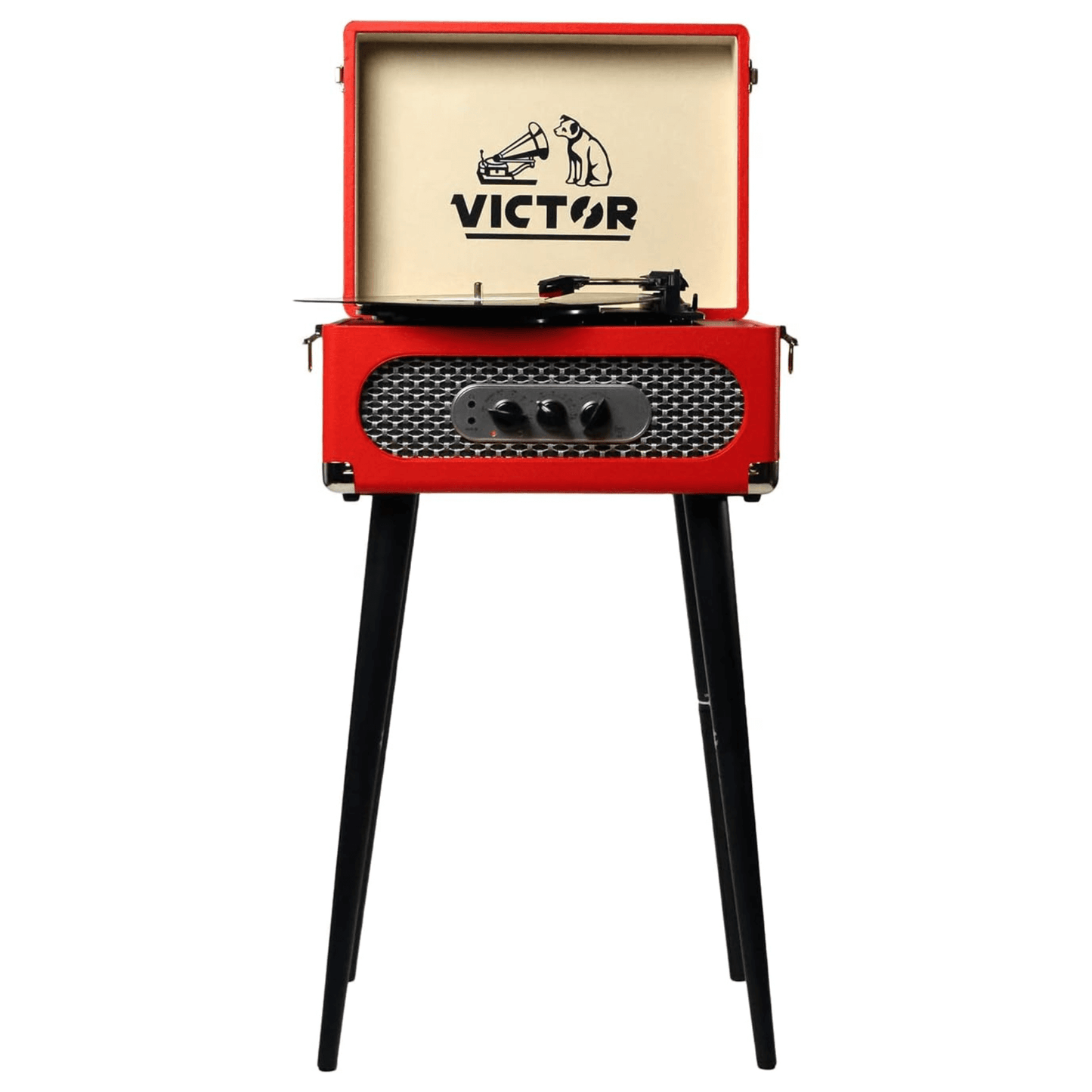 Victor Andover 5-in-1 BT Music Center with Chair-Height Legs