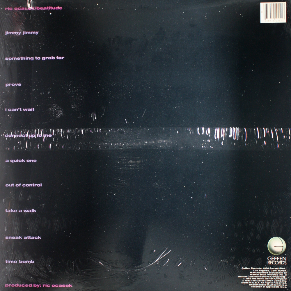 Vinyl - Sealed 12" LP - Ocasek, Ric - Beatitude