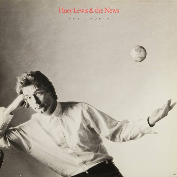 HUEY LEWIS & THE NEWS Small World LP Record