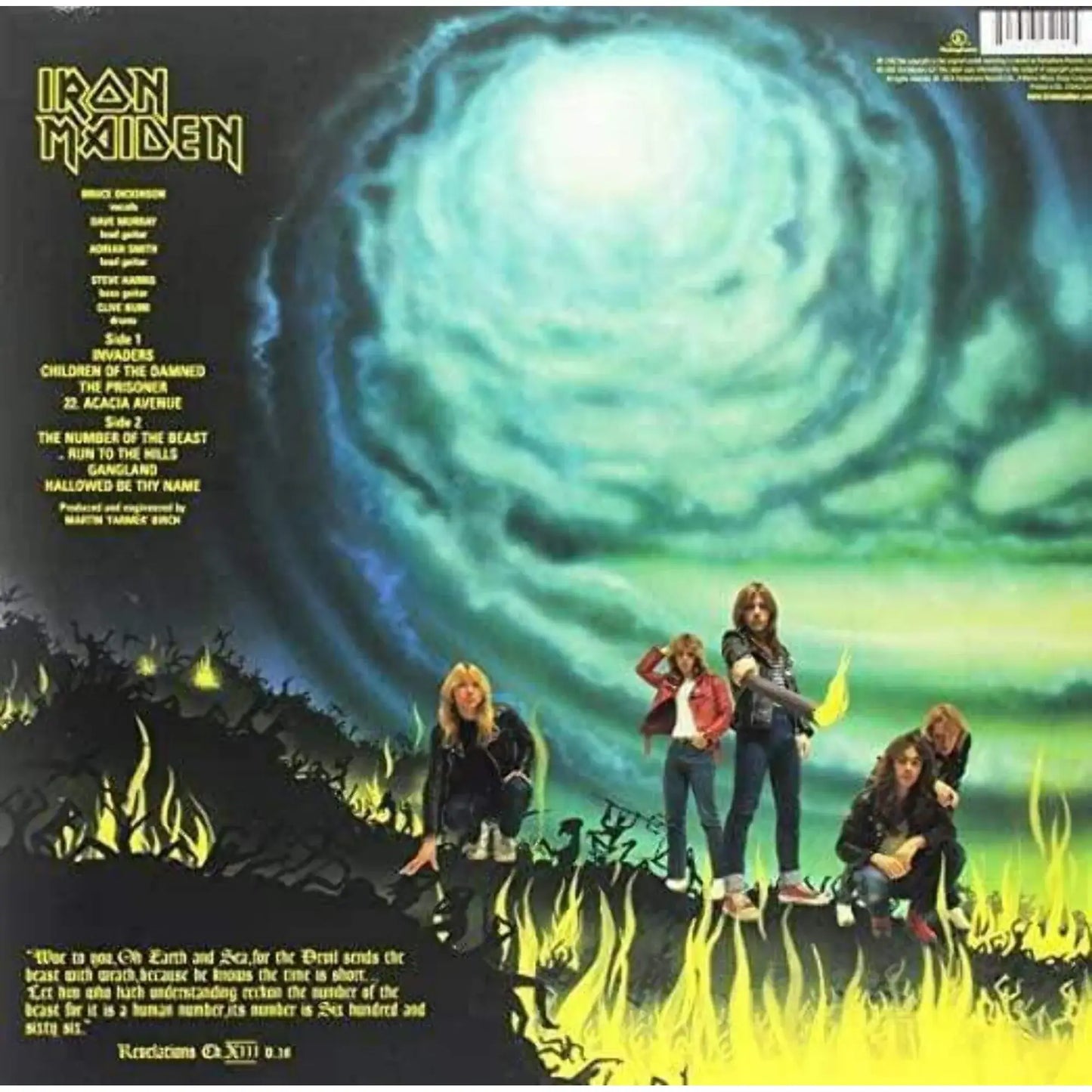 IRON MAIDEN The Number Of The Beast Record 40TH ANNIVERSARY