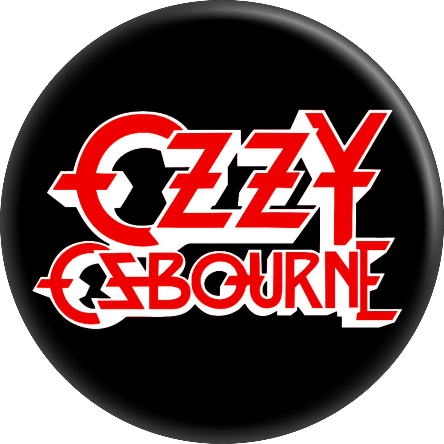 Pin-on Button - 1.25 Inch - Osbourne, Ozzy - Classic Logo
