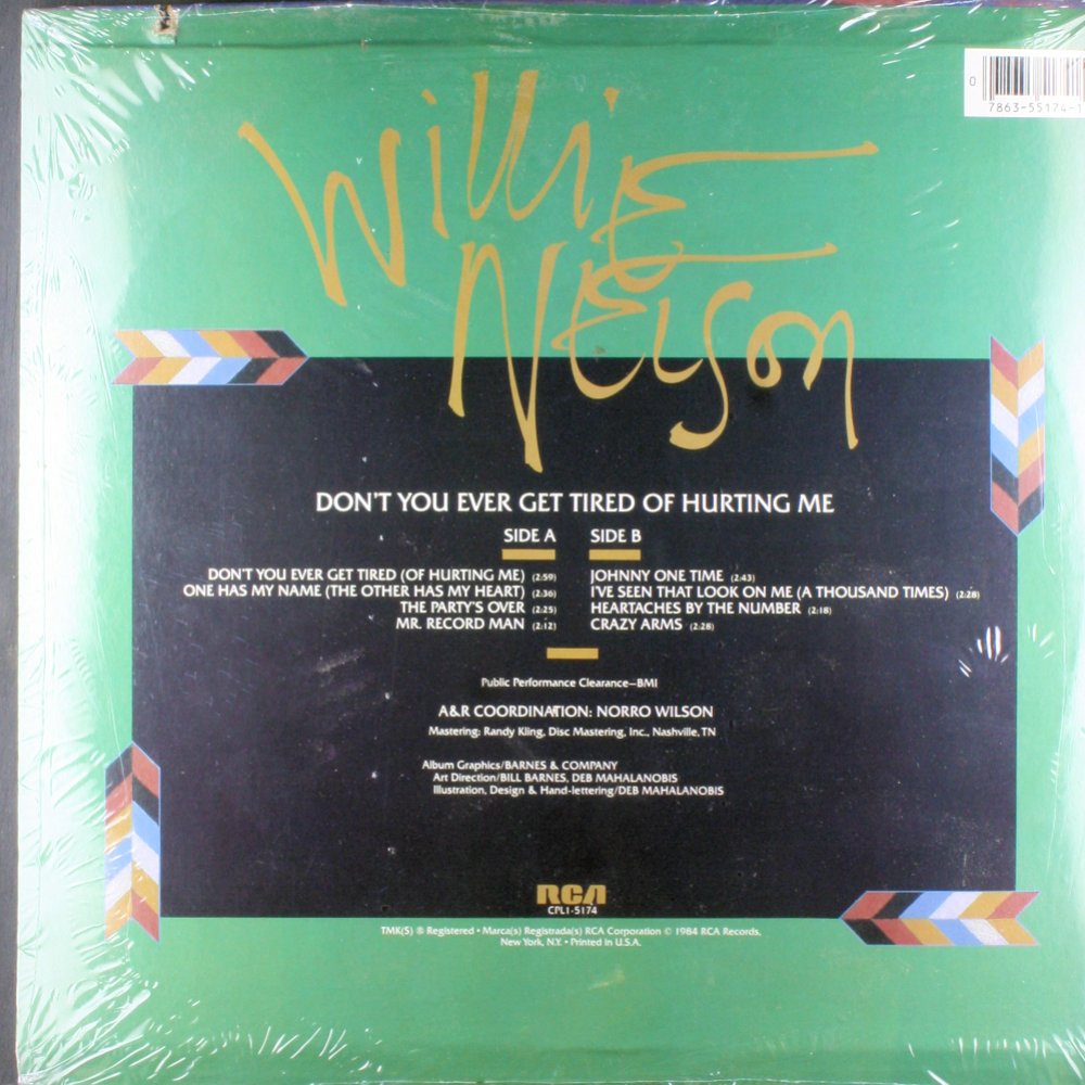 Vinyl - Sealed 12" LP - Nelson, Willie - Don't You Ever...