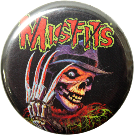 Pin-on Button - 1.25 Inch - Misfits, The - Nightmare Ghost