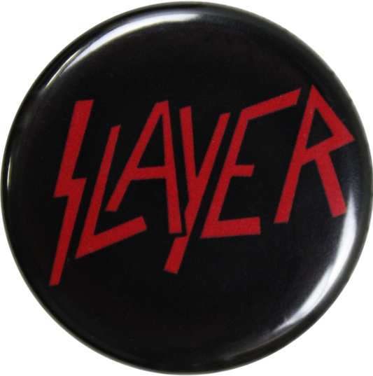 Pin-on Button - 1.25 Inch - Slayer - Classic Logo
