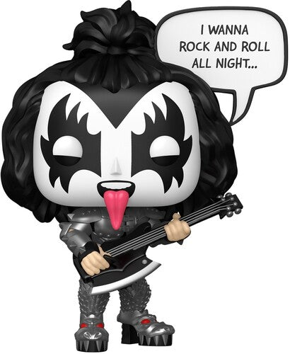Funko POP! Sayings: KISS - The Demon, Rock & Roll All Night (Vinyl Figure, Collectible) [Action Figure]